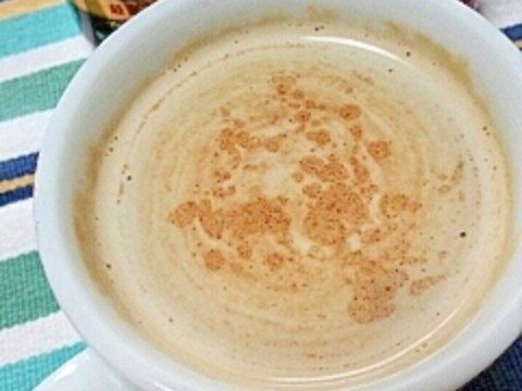 プレボスで☆アップルシナモンきなこカフェオレ♪